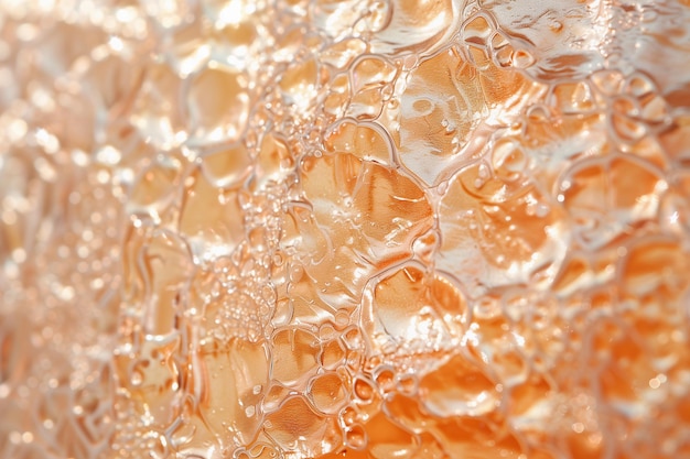 texture frozen liquid color peach fuzz