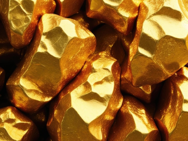 Texture of gold ore background