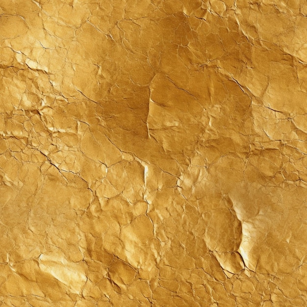 A texture of gold paper with a rough texture.