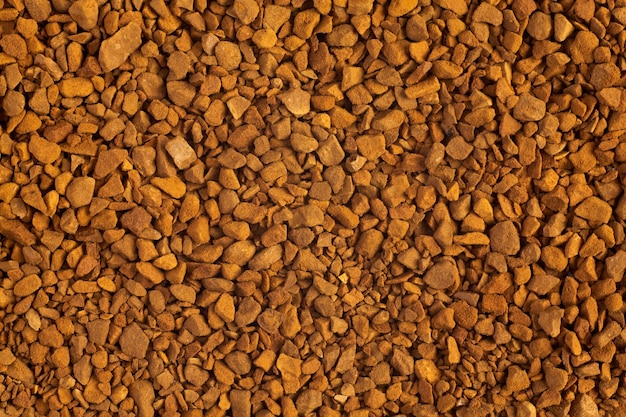 Texture of granular instant coffee