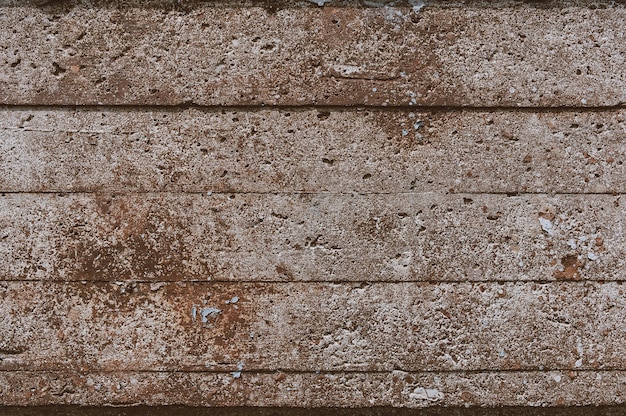 Texture of gray rusted concrete with board prints