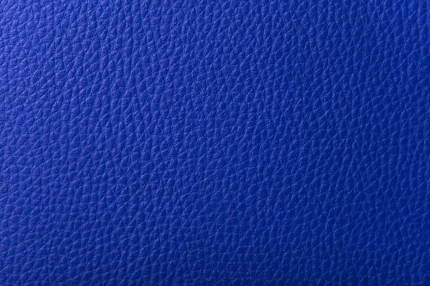 Texture of the leather dark blue