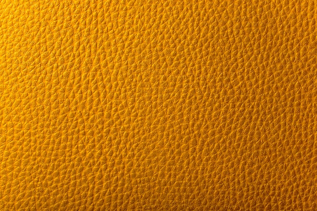 Texture of the leather orange golden