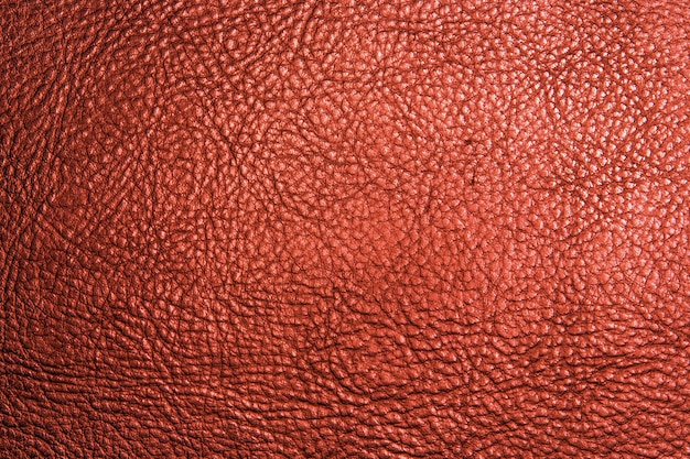 Texture of the leather red