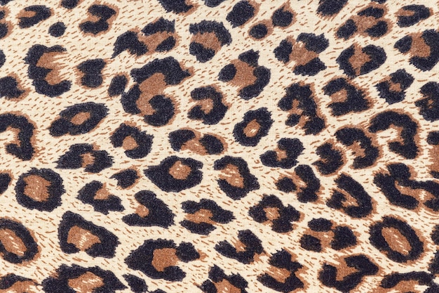 Texture leopard skin pattern wool rug background