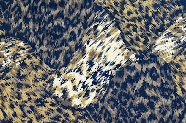 Texture di pelle di leopardo sullo sfondo di un tappeto di lana