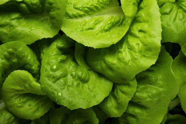 Photo texture of lettuce fresh lettuce background