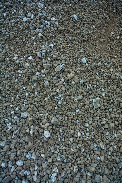 Texture of messy construction gravel