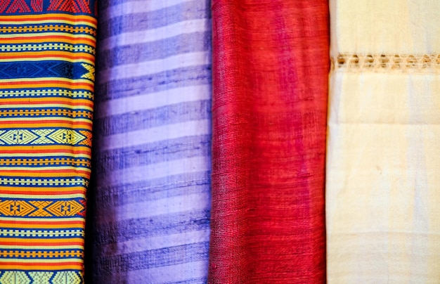 Photo texture of multicolored cloth