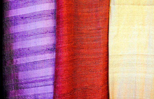 Photo texture of multicolored cloth