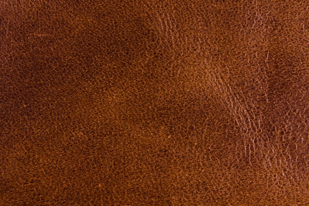 Texture of the natural brown leather for background