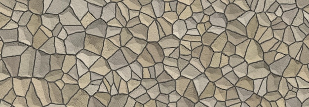 Texture of natural masonry illustration panorama