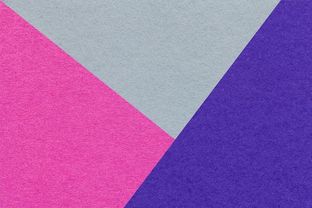 クラフト明るい紫ネイビー ブルーとグレーの陰色紙背景マクロ ヴィンテージ抽象的な段ボールのテクスチャ