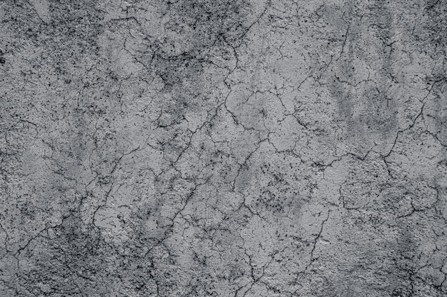 Texture of old cracked concrete close up