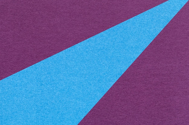 Текстура старого ремесла темно-фиолетовый и синий цвет бумаги фон макрос Винтаж абстрактный фиолетовый картон