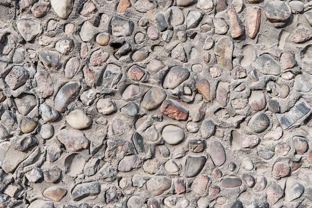 Texture of old grunge gray stone wall Abstract background