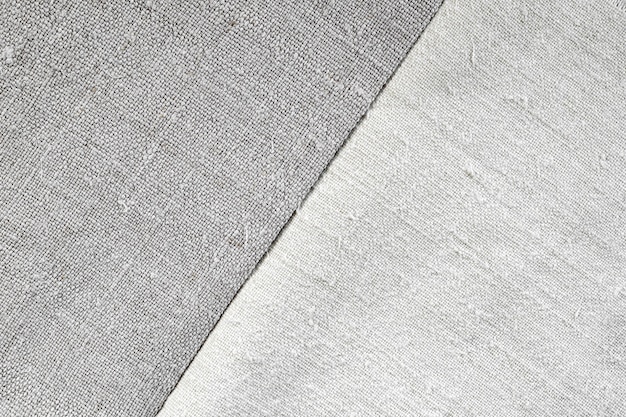Texture of old linen and hemp fabric