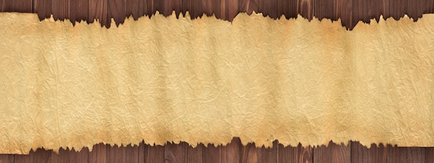 Texture of old paper on the table as background for text