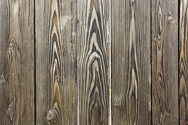 Texture of old wooden fence close-up