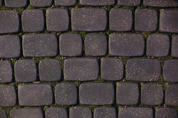 Texture of pavers and stone. beautiful pattern from paving