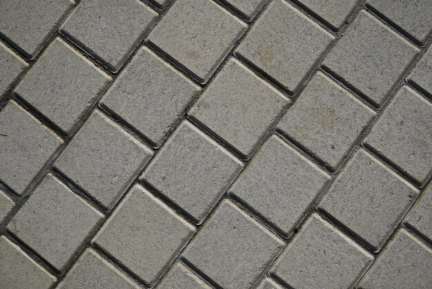 Texture of paving slabs closeup view from above