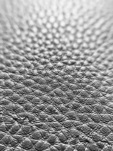 texture of perforated synthetic grey eco leather