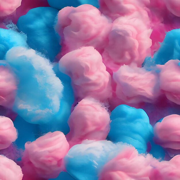 A texture of pink and blue cotton candy that look