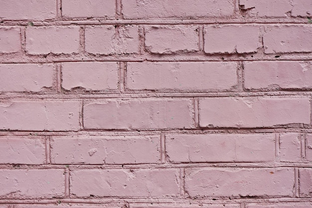 Texture pink brick wallClose Old wall of a factory