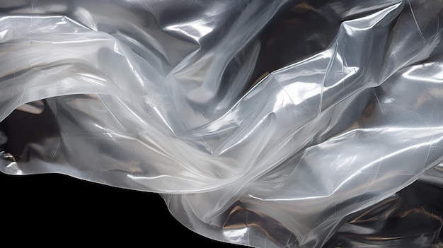 Texture of polyethylene packaging