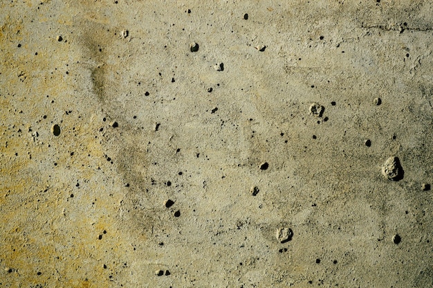 The texture of porous concrete in detail