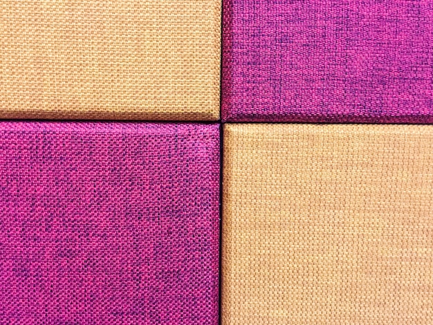 Photo texture of purple and brown fabric background