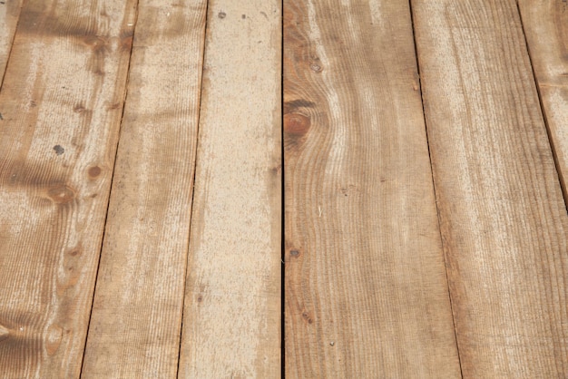Texture raw wood floor horizontal close up photo