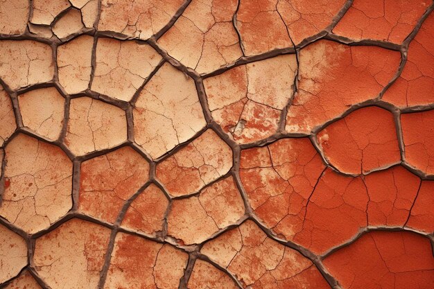 the texture of the red clay is from the red clay