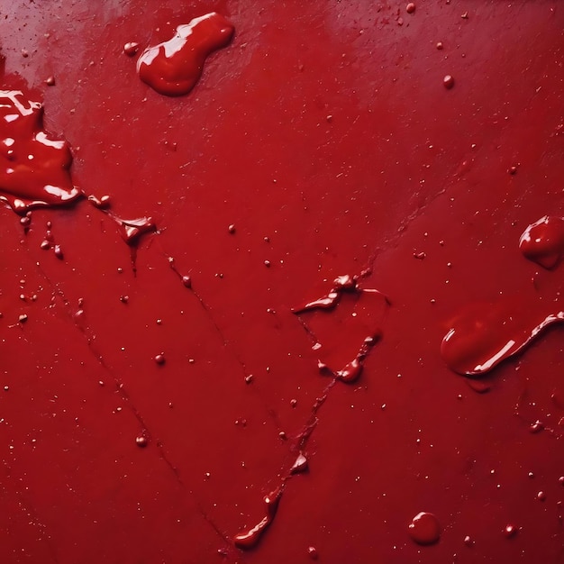 Texture of a red paint on a metal surface