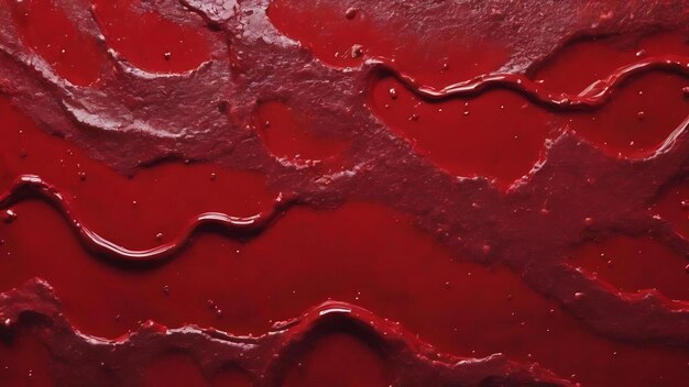 Texture of a red paint on a metal surface