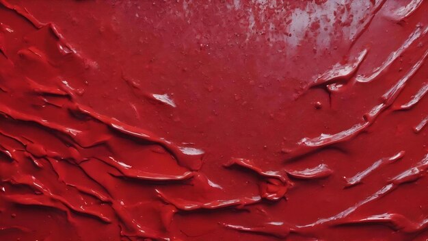 Texture of a red paint on a metal surface