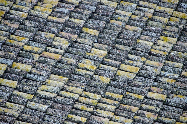 Texture of roof tiles