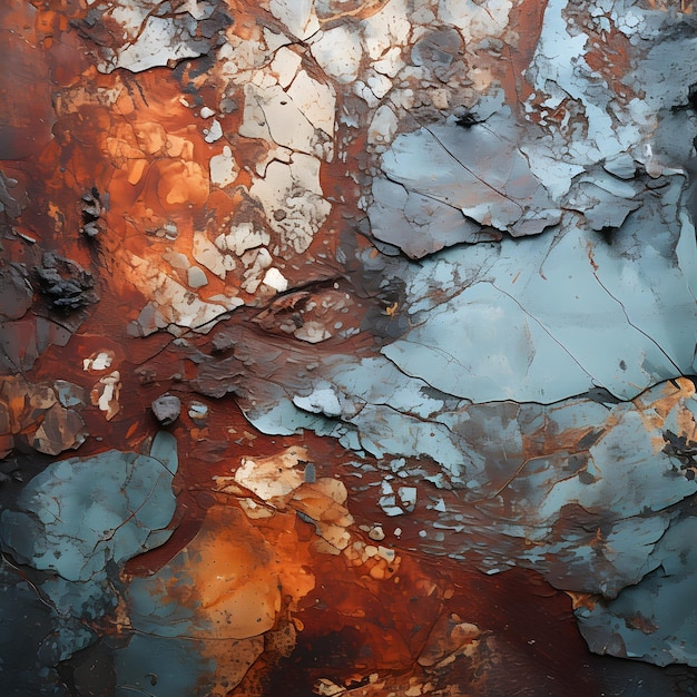 texture of a rusted metal surface