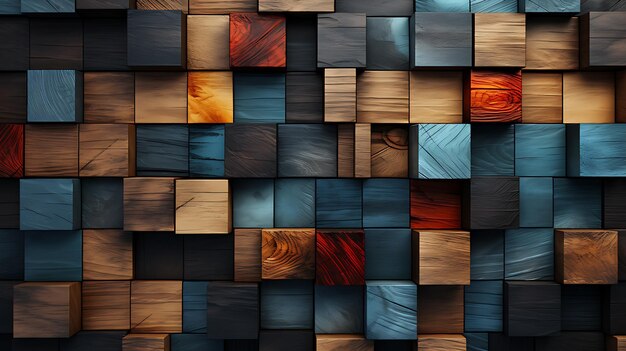 A texture of Rustic Wood to Digital Pixels