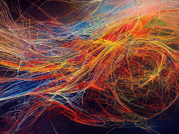 뇌 연결과 유사한 질감 신경 철학자의 마음 연결하는 다채로운 Remifications