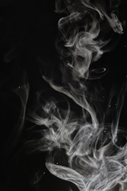 texture smoke on a black background abstract