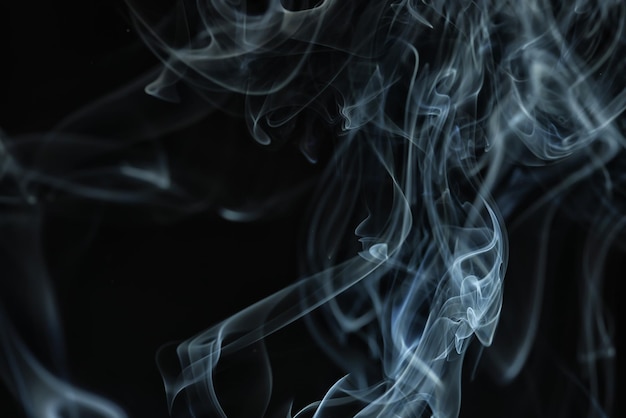 texture smoke black background, bract air waves fog