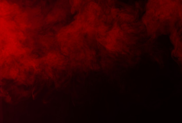 red smoke or steam on a black background for wallpapers and backgrounds  Stock Photo