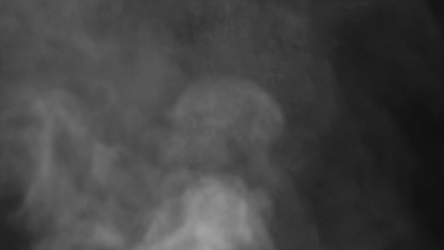 Texture of smoke on black background