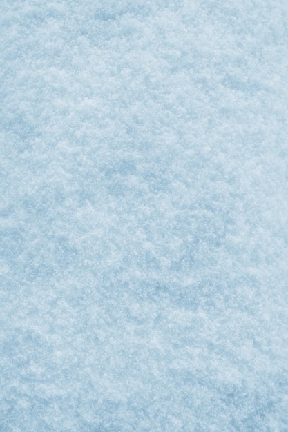 La consistenza della neve in un delicato colore azzurro