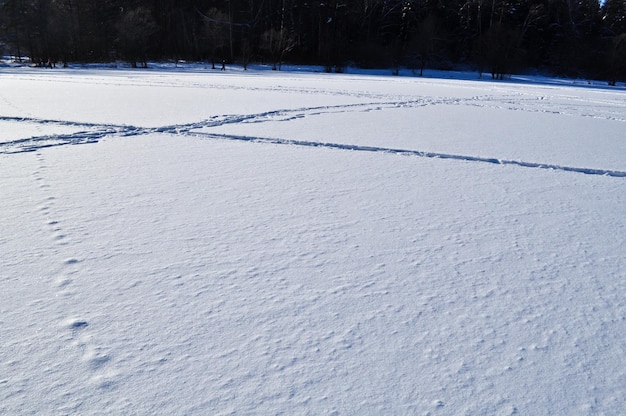 雪面の質感