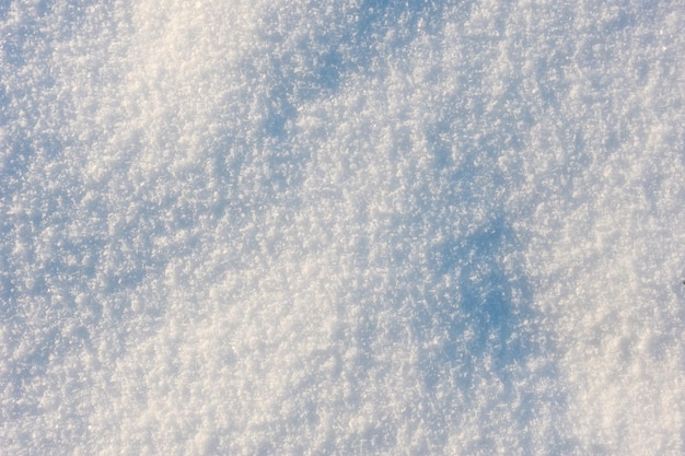 Texture of the snow