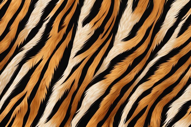 Photo texture of soft fluffy tiger skin