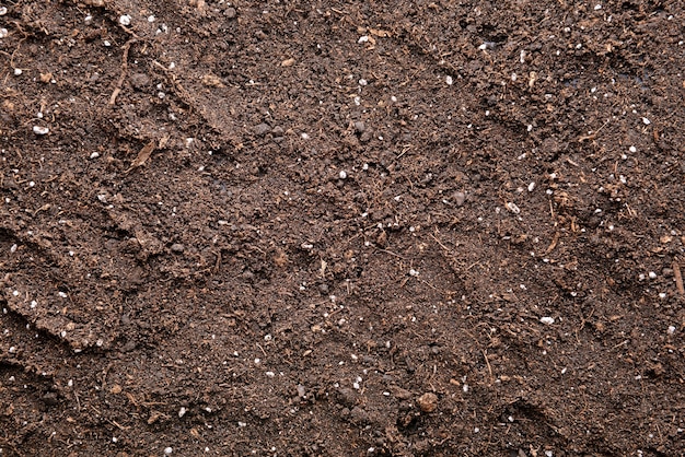 Texture of soil as