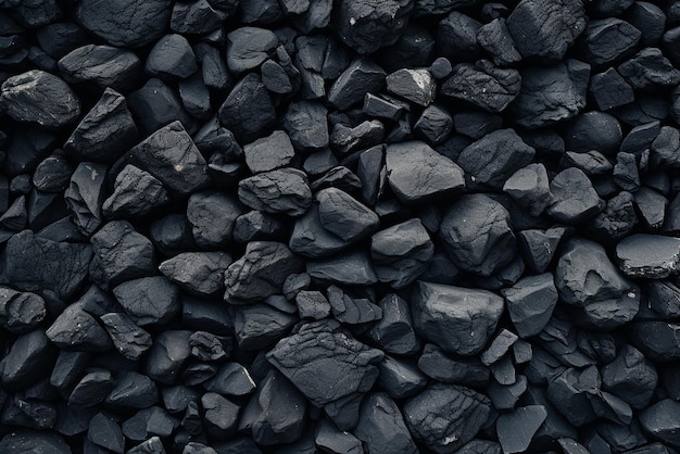 The texture of some black stones